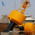 Floating Marine polyurethane foam filled maker navigation buoy /buoys with solar light